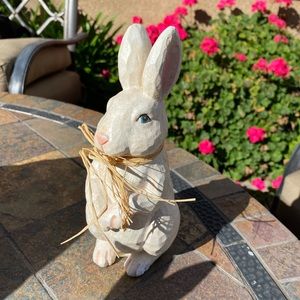 Rabbit Lightweight Figurine for Easter or Spring Decor